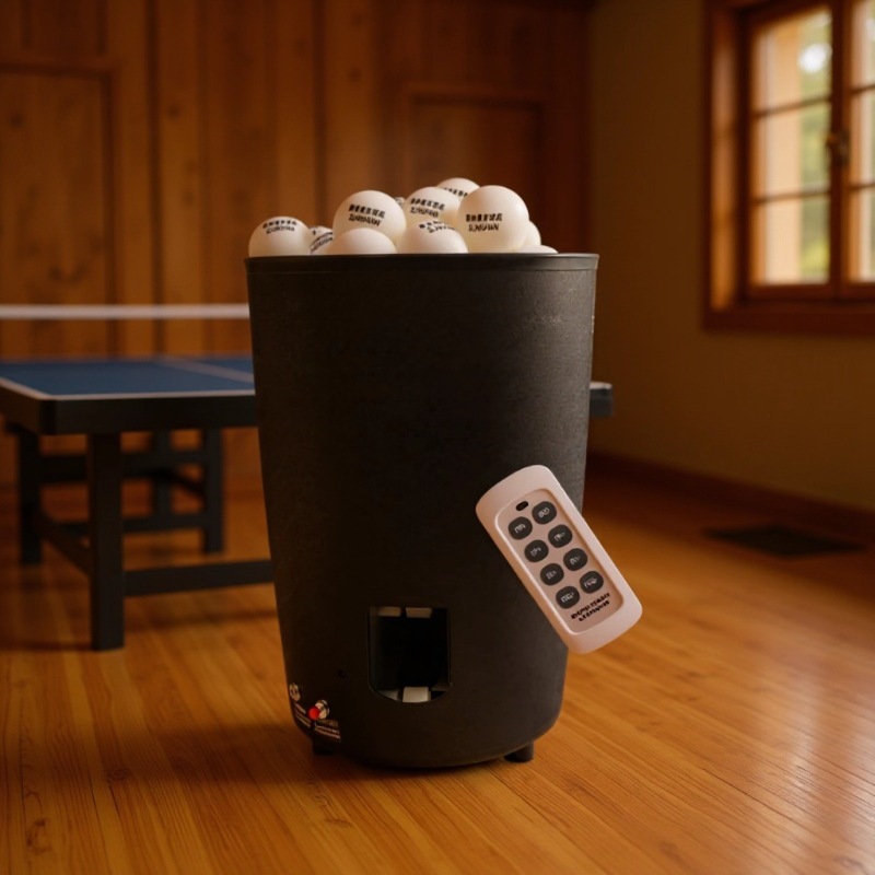 Table Tennis Touch - Portable Table Tennis Ball Machine Automatic,