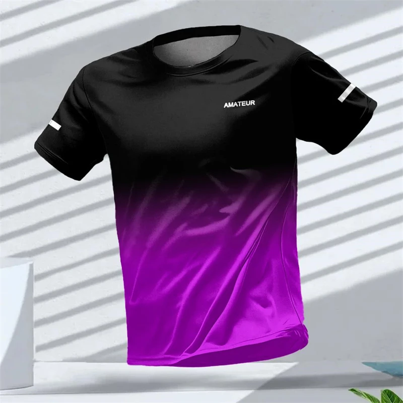 Table Tennis Jersey Butterfly - Outdoor sports men's T-shirts, gradient pattern