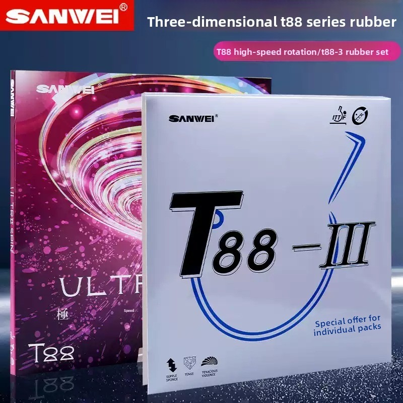 Sanwei  T88 ULTRA-Spin T88-3 T - đánh giá và giá Table Tennis Kit