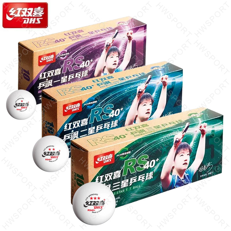 DHS Table Tennis Balls RS40+ B - đánh giá và giá Table Tennis Ball Brand