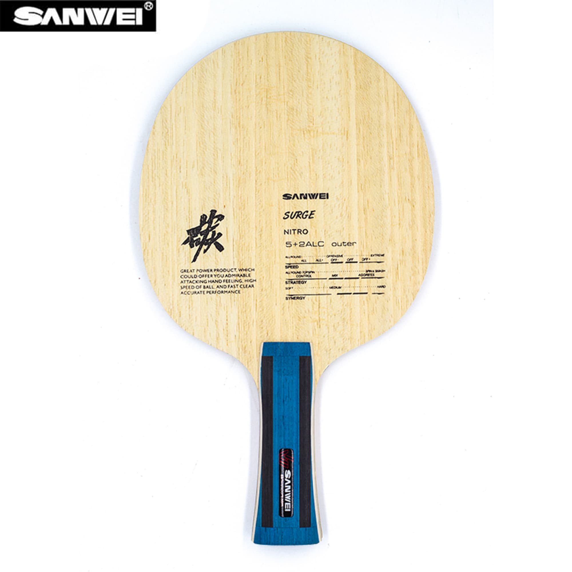 SANWEI Nitro ALC Table Tennis  - đánh giá và giá Table Tennis Viscaria