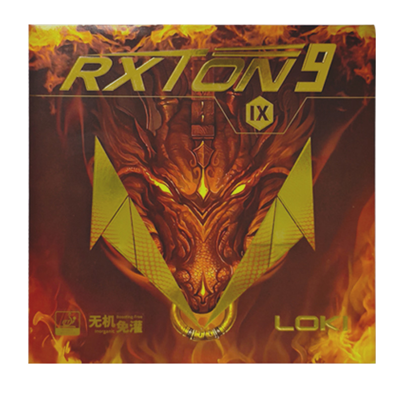 LOKI RXTON 9 Table Tennis Rubb - đánh giá và giá Table Tennis Loki