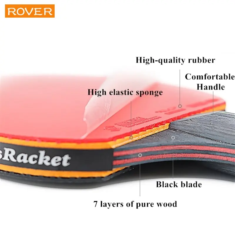 5/6 Star Table Tennis Racket 2 - đánh giá và giá Table Tennis How To Play