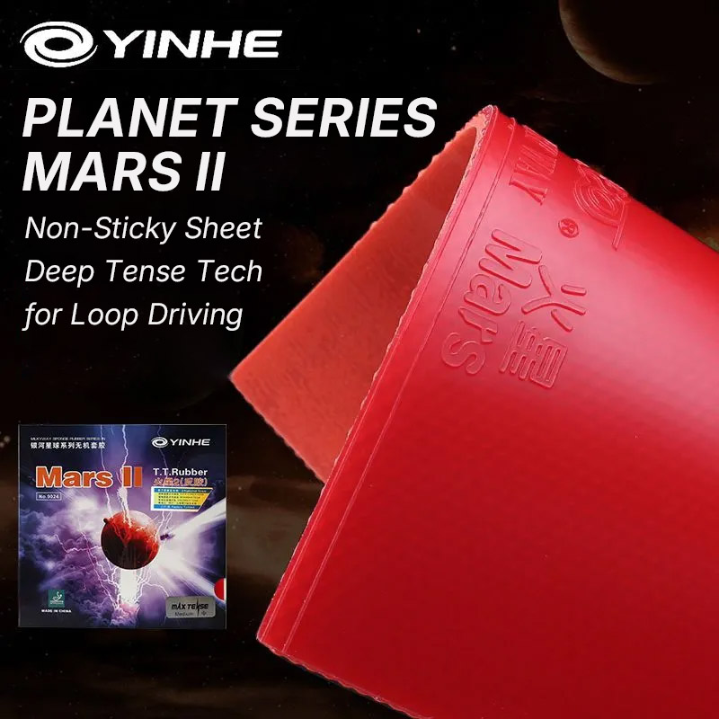 YINHE MARS 2 Table Tennis Rubb - đánh giá và giá Table Tennis Loki