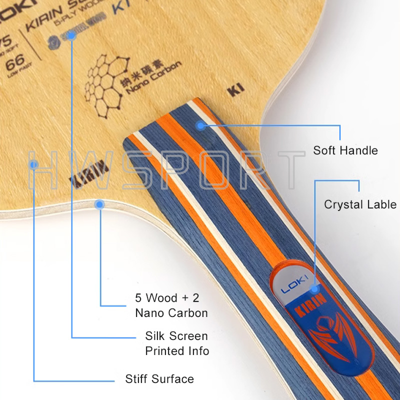 LOKI Kirin K1 K2 K3 Table Tenn - đánh giá và giá Table Tennis Bat Butterfly