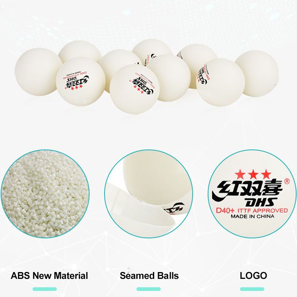 DHS D40+ DJ40+ Ping Pong Balls - đánh giá và giá Table Tennis How To Play