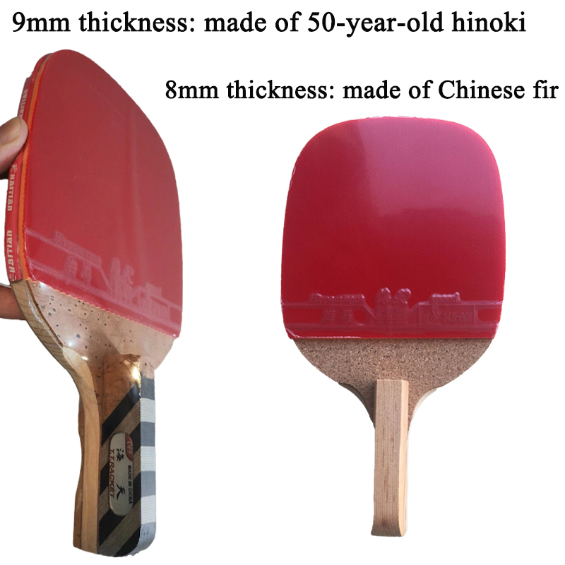 Haitian Japanese Penhold Table - đánh giá và giá Table Tennis Bat Butterfly